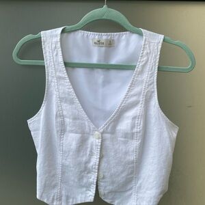 Hollister Classic White Vest